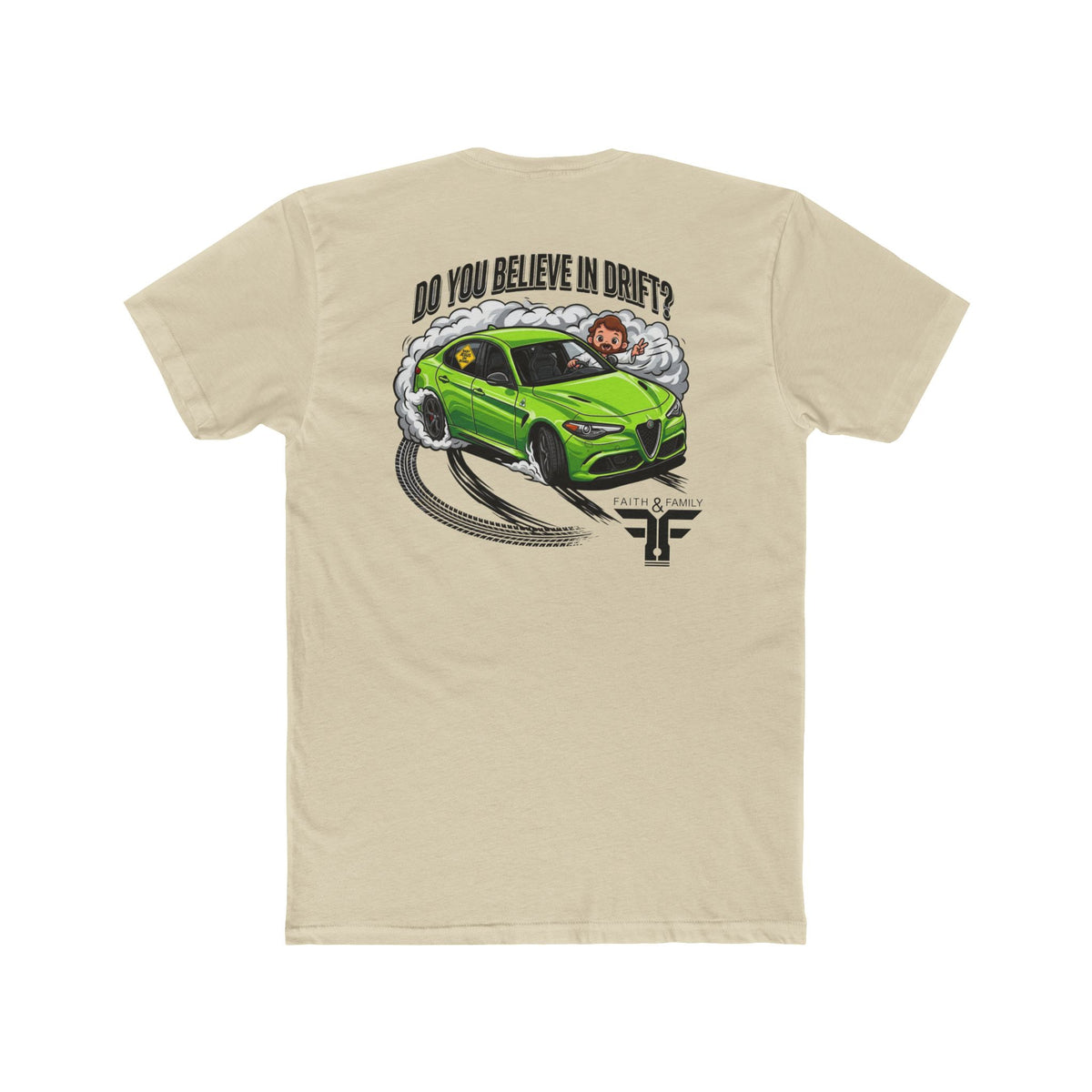 Baby Jesus Tee — "Do You Believe in Drift?" Car Racing T-Shirt