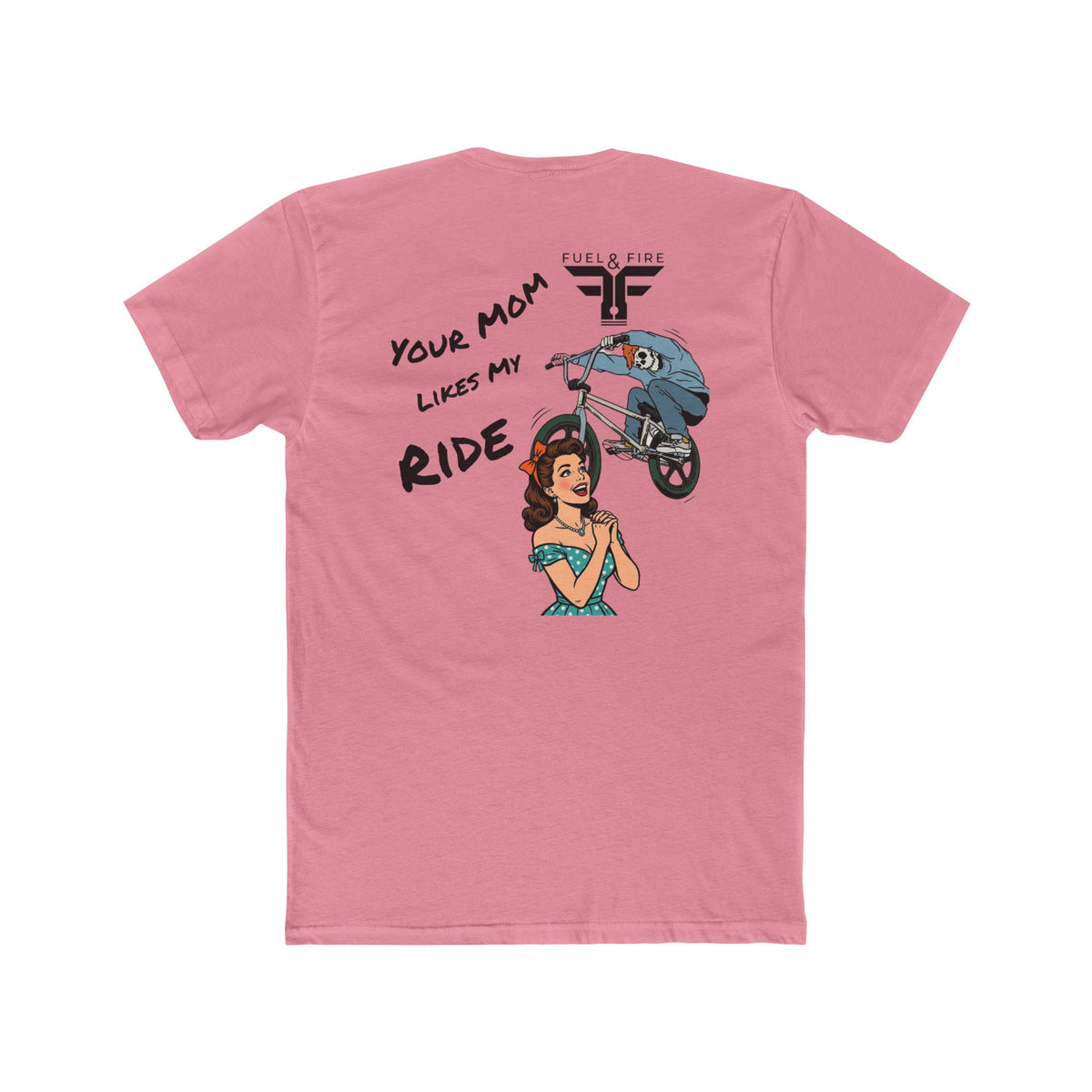 Your Mom Likes My Ride Tee — Vintage BMX Graphic Cotton T-Shirt