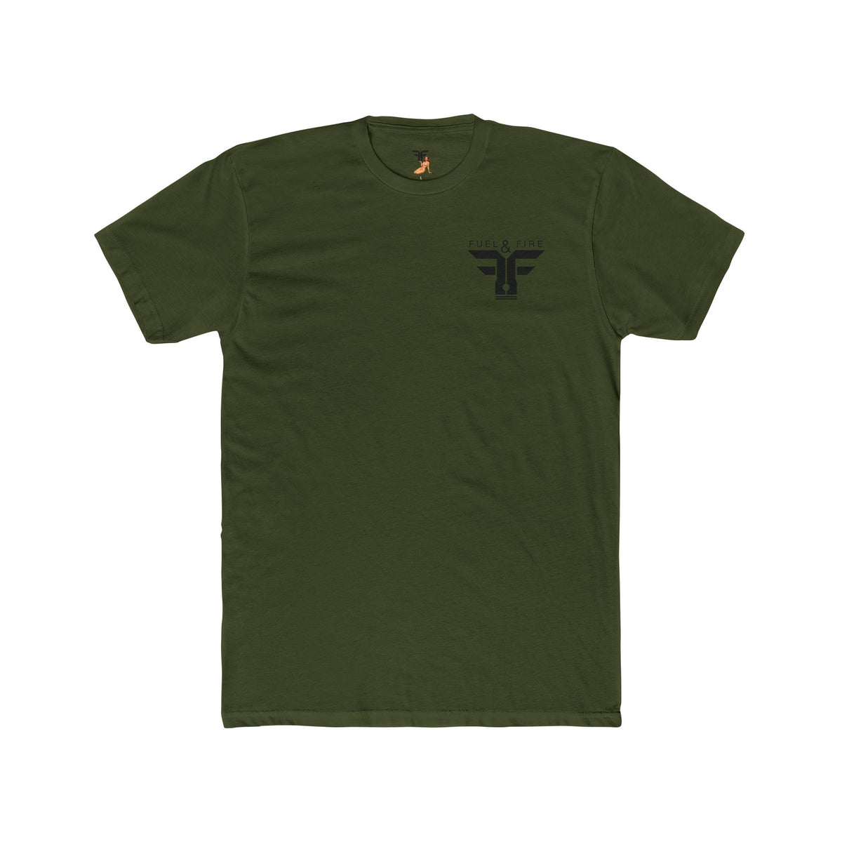 Fuel & Fire California Tee — Vintage Surf Car Graphic Cotton T‑Shirt