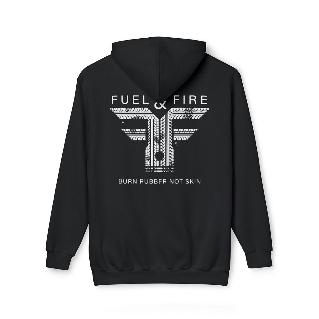 Fuel & Fire Burn Rubber Not Skin Hoodie