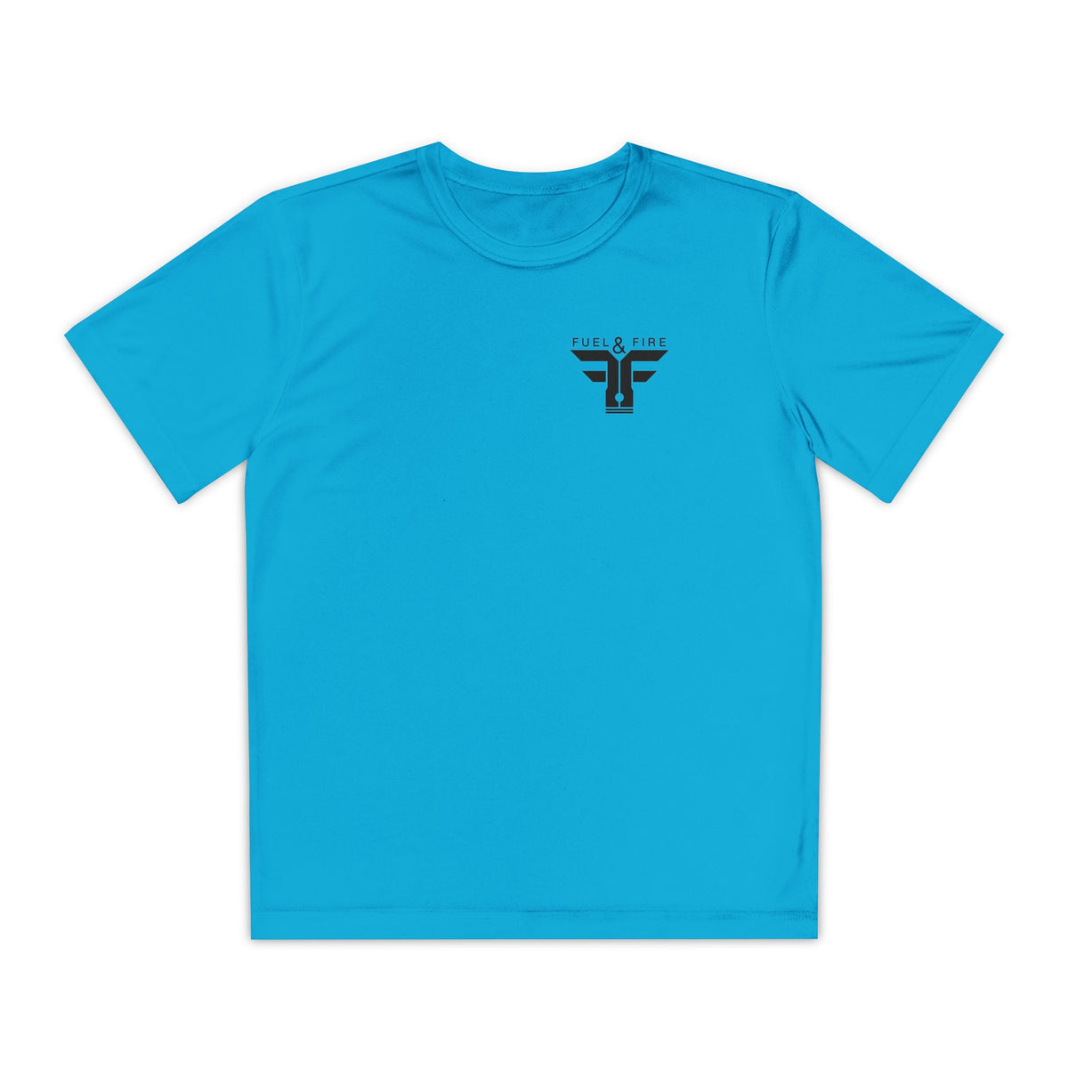 Youth Competitor Tee — 'Burn Rubber Not Skin' Racing Graphic Shirt