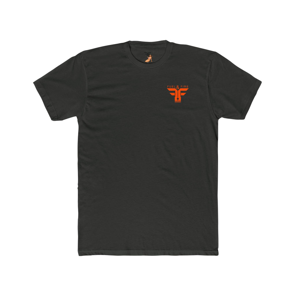 California Skull Tee - "Fuel & Fire" Retro Palm-Tree Graphic Cotton T-Shirt