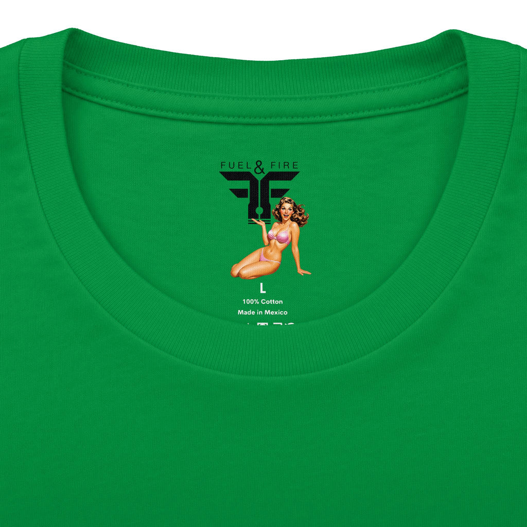 Fuel & Fire Sunset Racing T-Shirt — Retro Palm Beach Exotic Car Tee