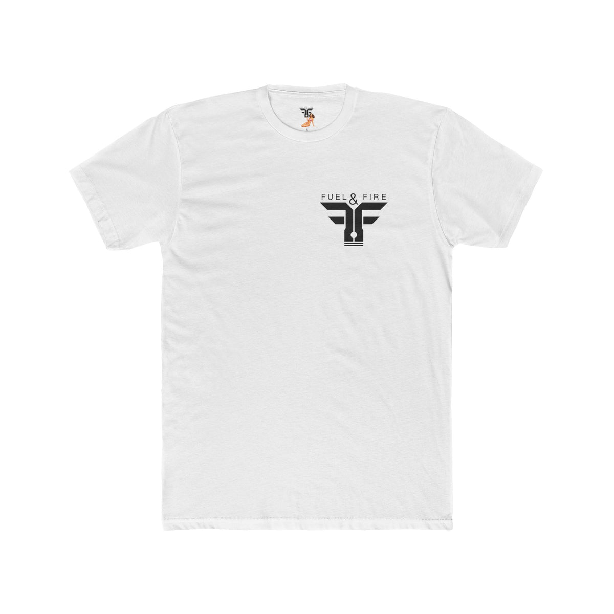 Fuel & Fire Vintage Pinup Car T‑Shirt — Retro Hot Rod Tee