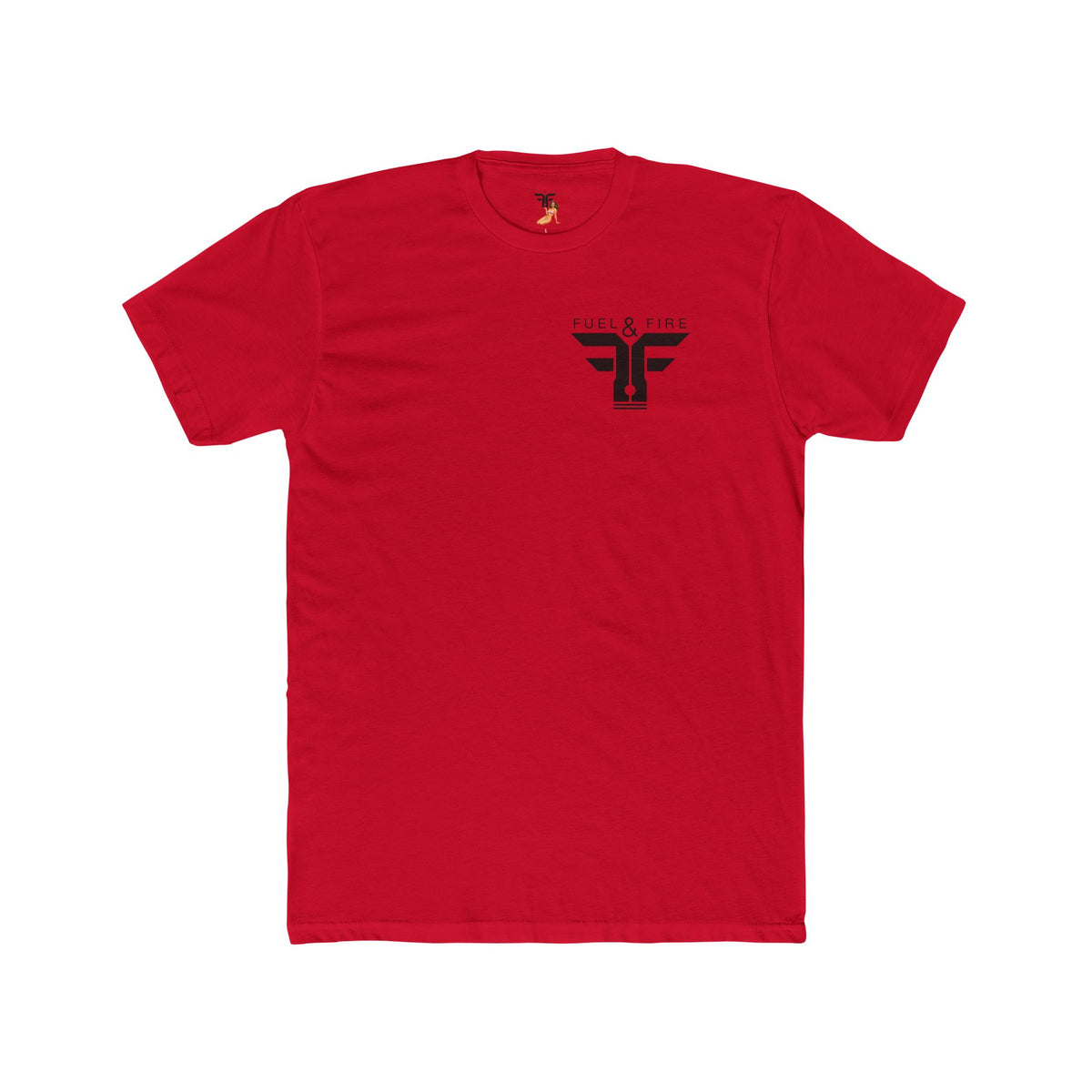 Bugatti — "Fuel & Fire" Graphic Cotton T‑Shirt