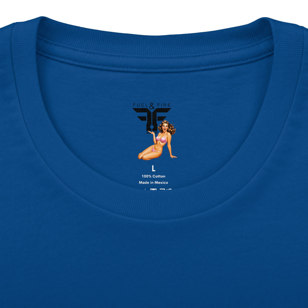 Fuel & Fire California Tee — Vintage Surf Car Graphic Cotton T‑Shirt