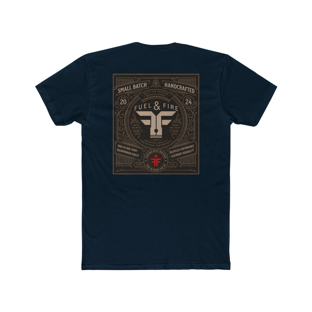 Fuel & Fire Retro Logo Tee — Small Batch Handcrafted Graphic T-Shirt
