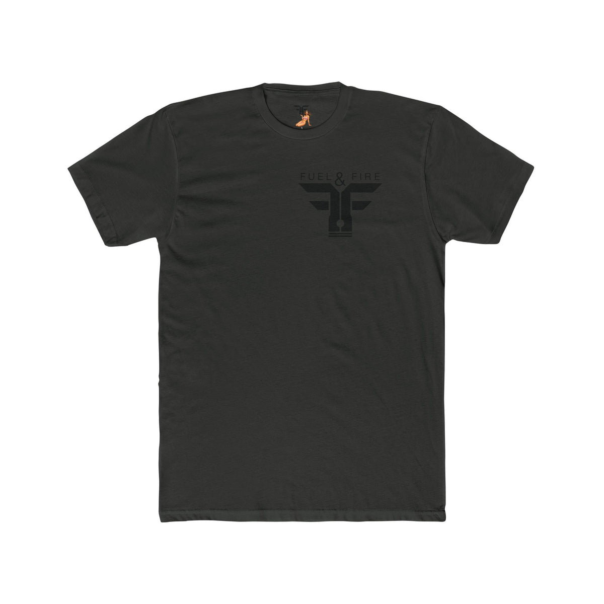 Fuel & Fire Muscle Car Tee — Honest Abe Hot Rod Graphic T-Shirt