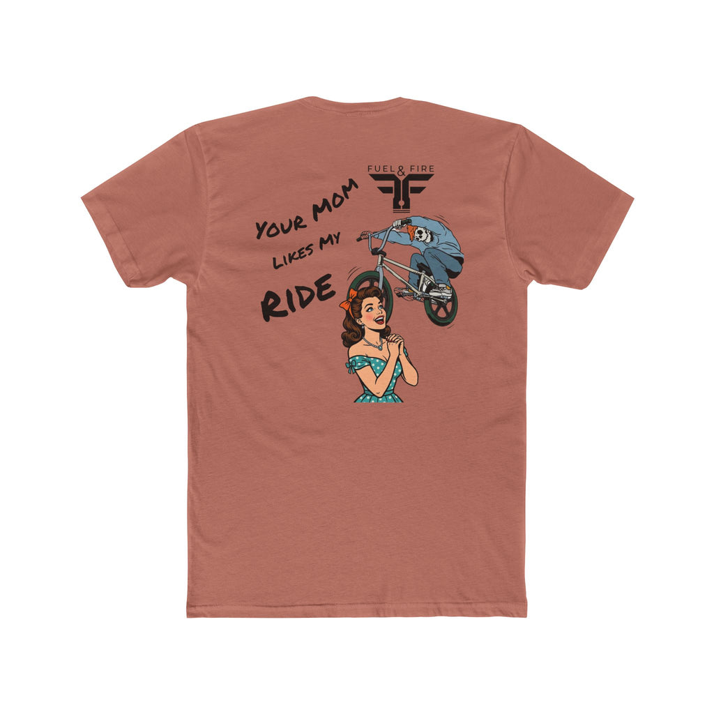 Your Mom Likes My Ride Tee — Vintage BMX Graphic Cotton T-Shirt