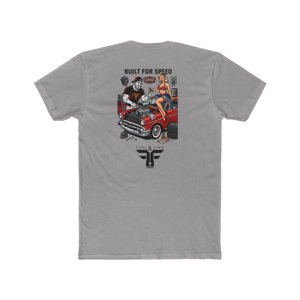 Big Block Bobby Garage— Vintage Hot Rod & Pin-Up Car Shirt