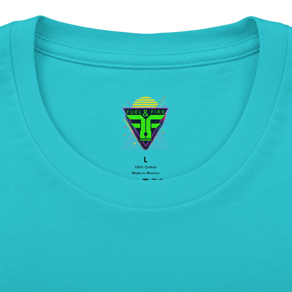Retro Sunset 1.21 Gigawatts Tee — 'Rise & Ride' Vintage Palm Beach Graphic T-Shirt