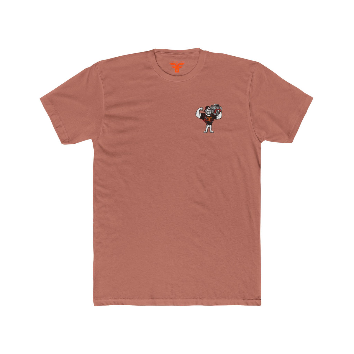 Big Block Bobby — “First to Flex” Fuel & Fire Graphic T‑Shirt