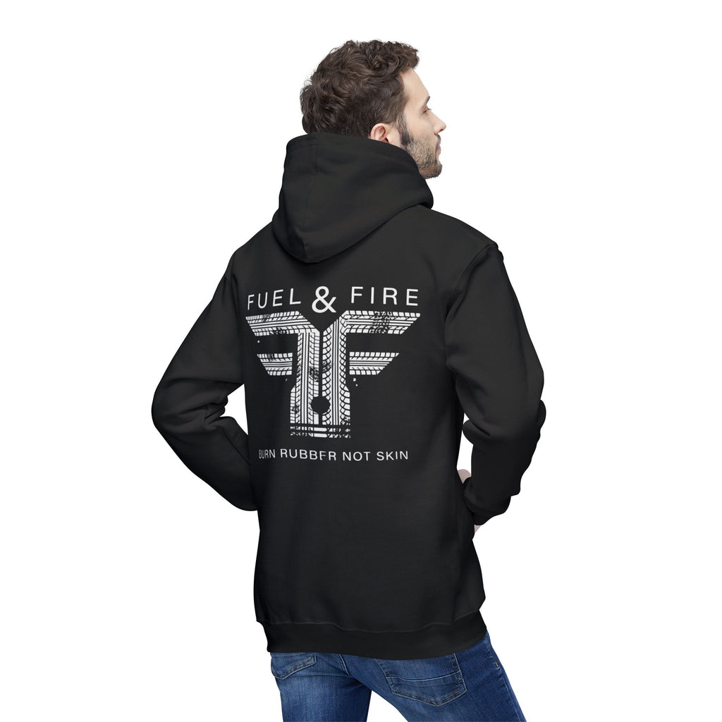 Fuel & Fire Burn Rubber Not Skin Hoodie