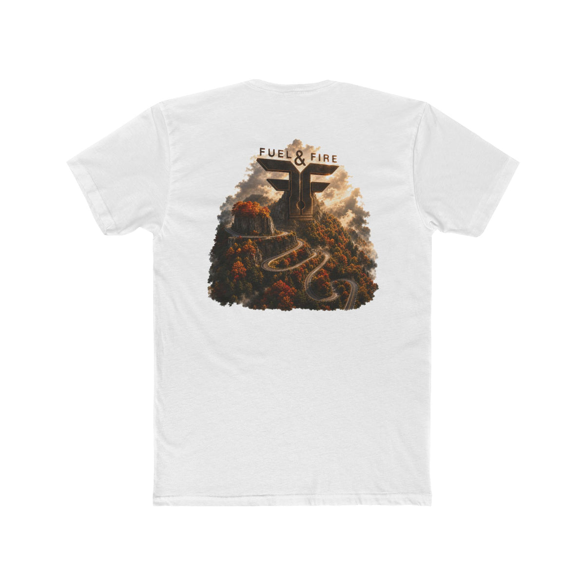 Fuel & Fire Graphic Tee — Tail of the Dragon Adventure Logo T-Shirt
