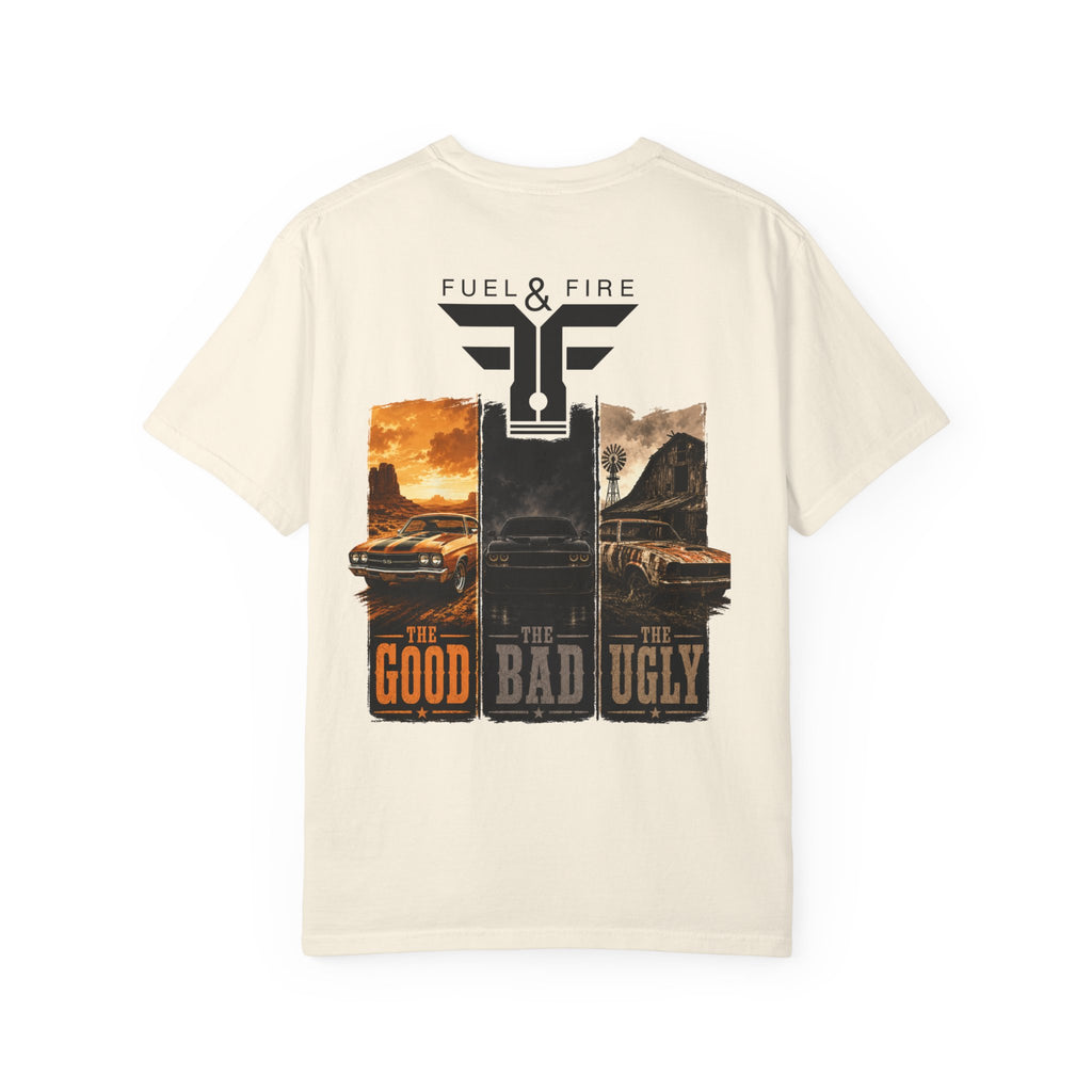 T-Shirt — Fuel & Fire "The Good The Bad The Ugly" Graphic Tee
