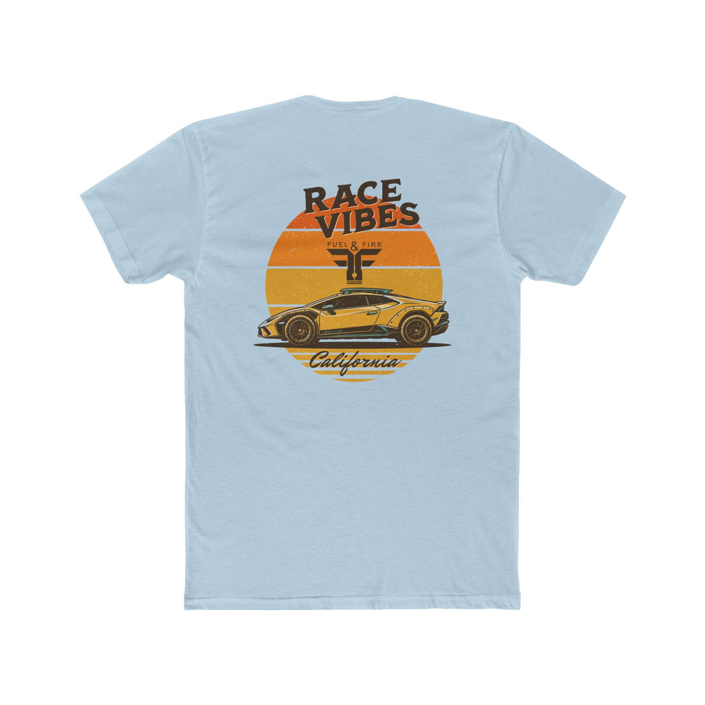 Race Vibes Sterrato Car Tee — Retro Sunset California Racer T-Shirt