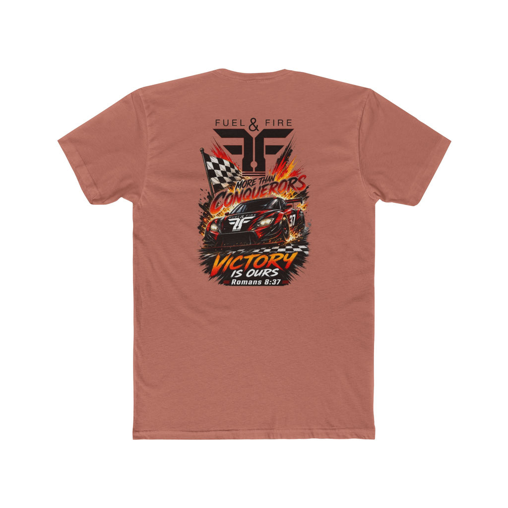 Racing Crew Tee — "Conquerors" Victory Car Graphic