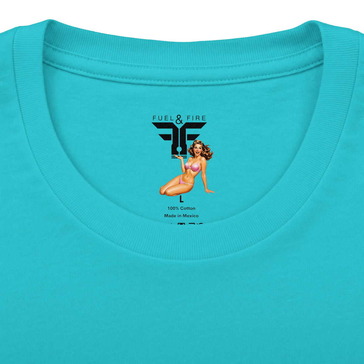 California Skull Tee - "Fuel & Fire" Retro Palm-Tree Graphic Cotton T-Shirt