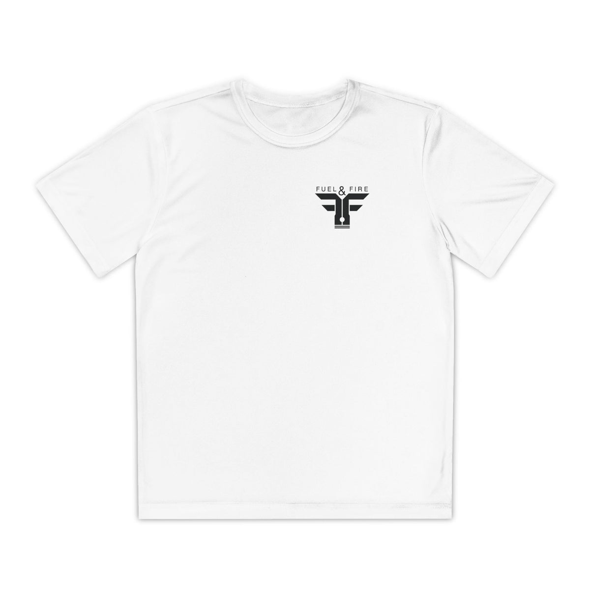 Youth Competitor Tee — 'Burn Rubber Not Skin' Racing Graphic Shirt