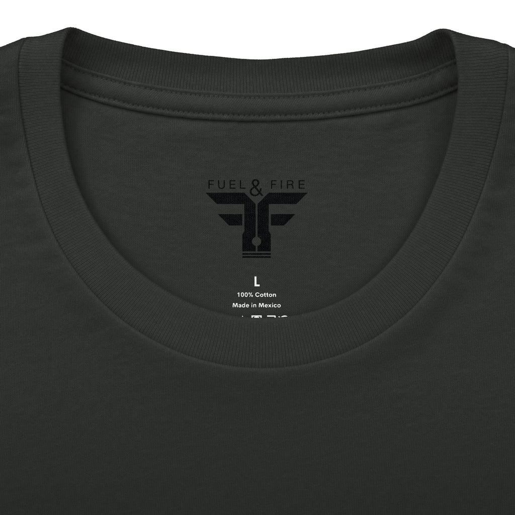Fuel & Fire Cyberpunk City Tee — Retro Neon Racing Graphic T-Shirt