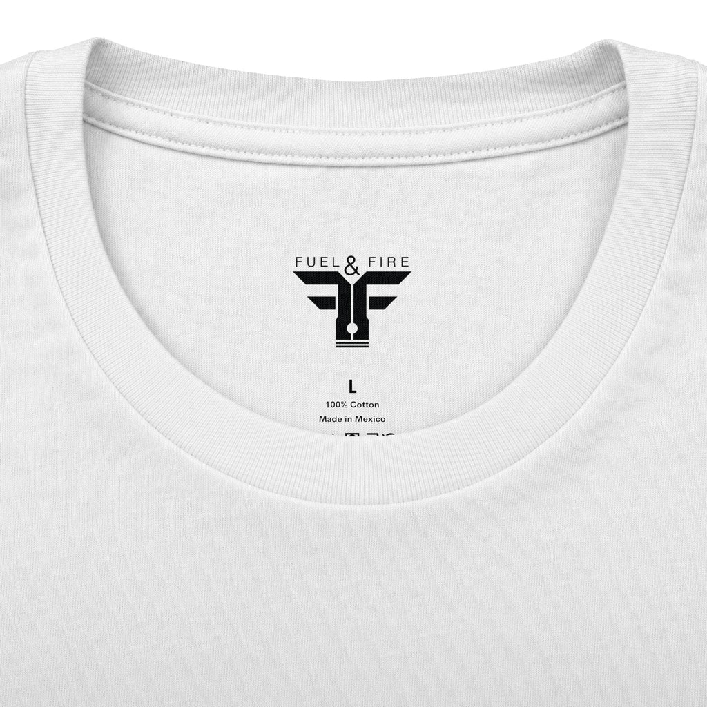 Fuel & Fire 'But Did You Die?' Crew Tee — Burning Rubber Graphic T-Shirt