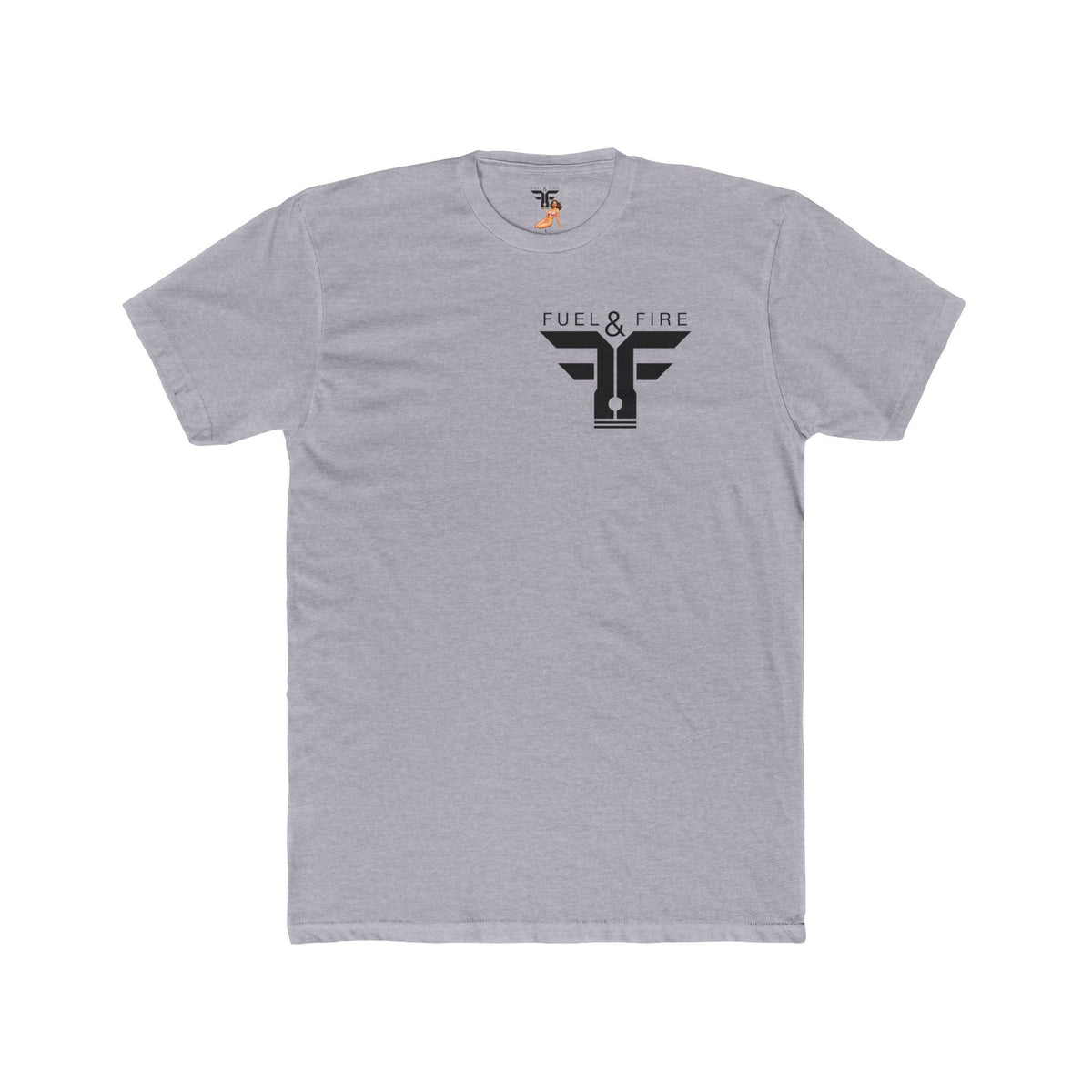 Fuel & Fire Muscle Car Tee — Honest Abe Hot Rod Graphic T-Shirt