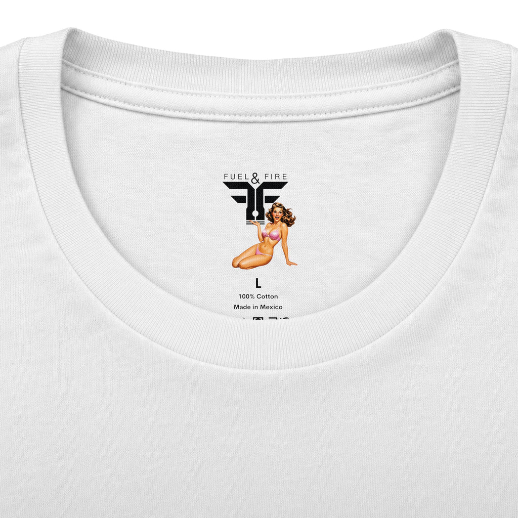 Fuel & Fire California Tee — Vintage Surf Car Graphic Cotton T‑Shirt