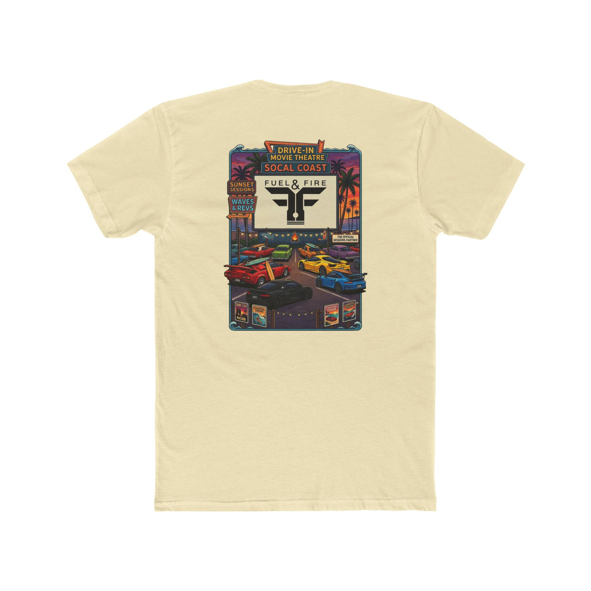 Crew Tee — "Fuel & Fire" SoCal Drive-In Tee