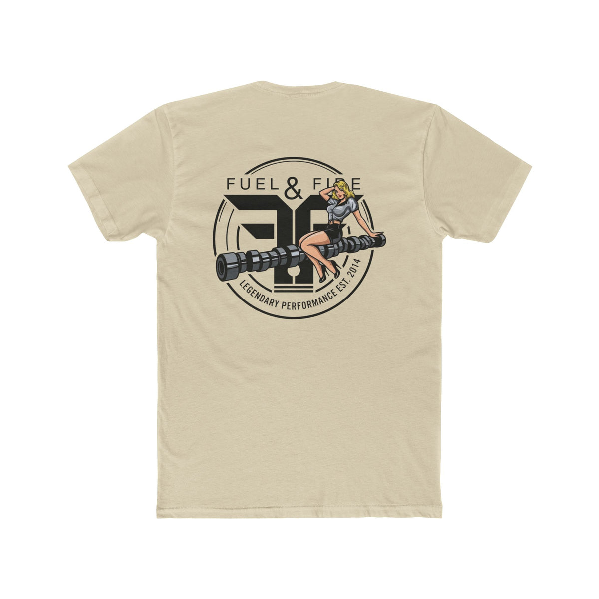 Fuel & Fire Camshaft T-Shirt — Pinup Cam Graphic Tee
