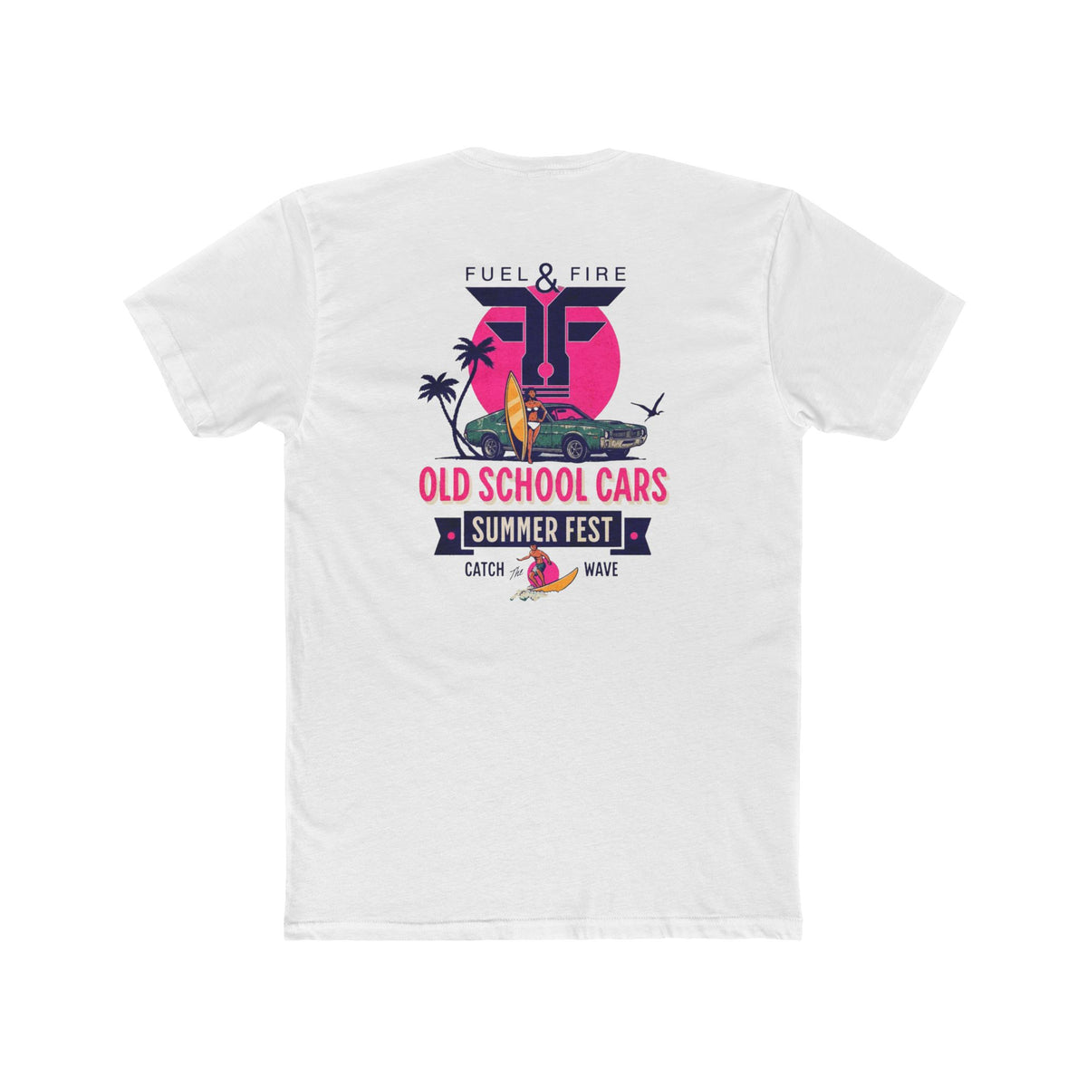 Old School Cars Summer Fest Tee — Fuel & Fire AMC AMX Car T-Shirt