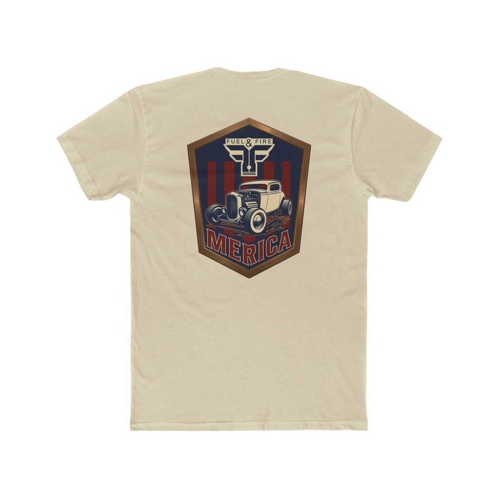 Vintage Hot Rod Tee — 'Merica Classic Car Graphic