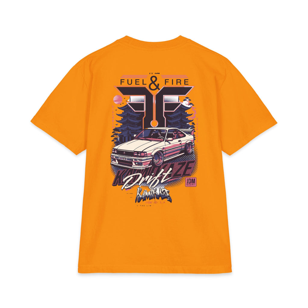 Drift Vibe T‑Shirt — Fuel & Fire Retro JDM Graphic Tee