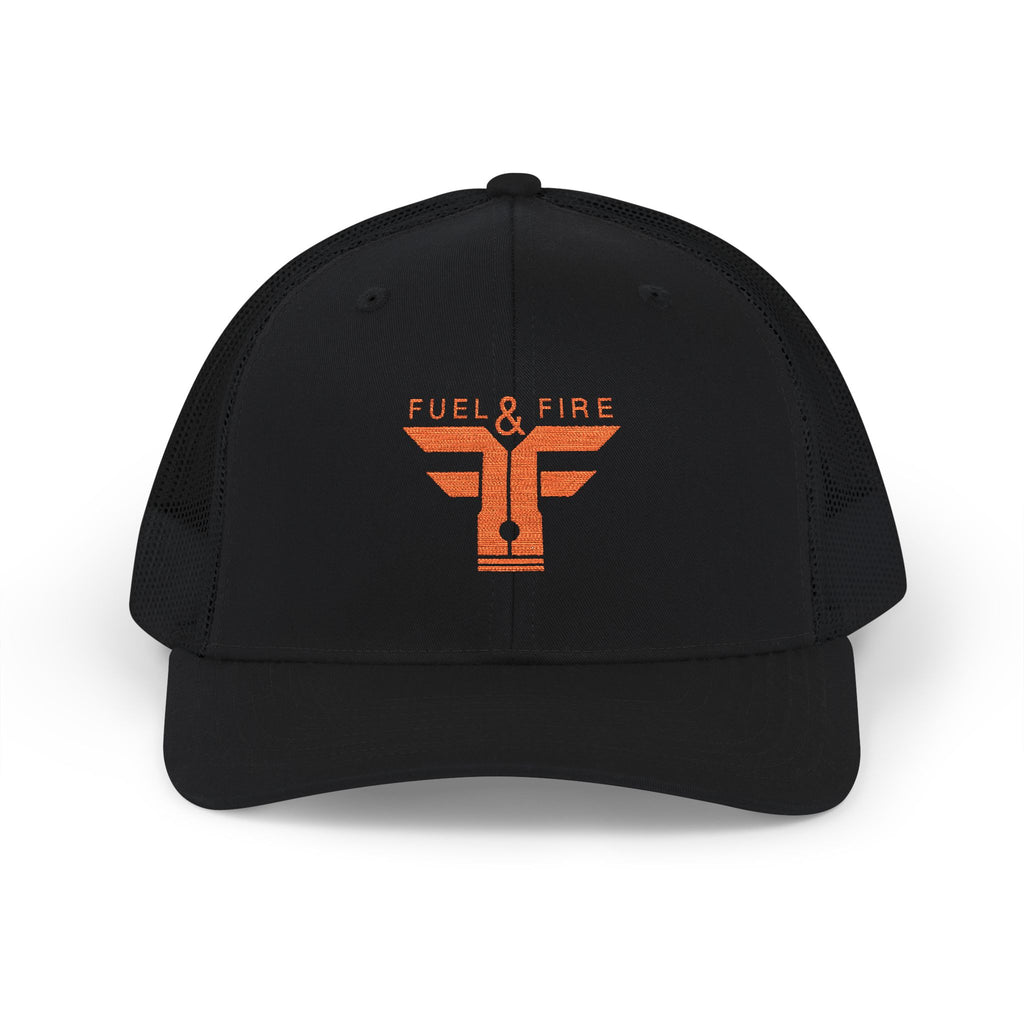 Fuel & Fire Logo Snapback Trucker Cap