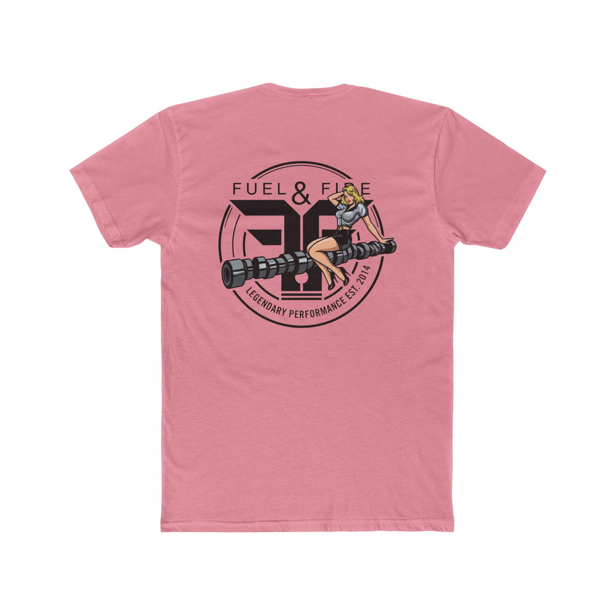 Fuel & Fire Camshaft T-Shirt — Pinup Cam Graphic Tee