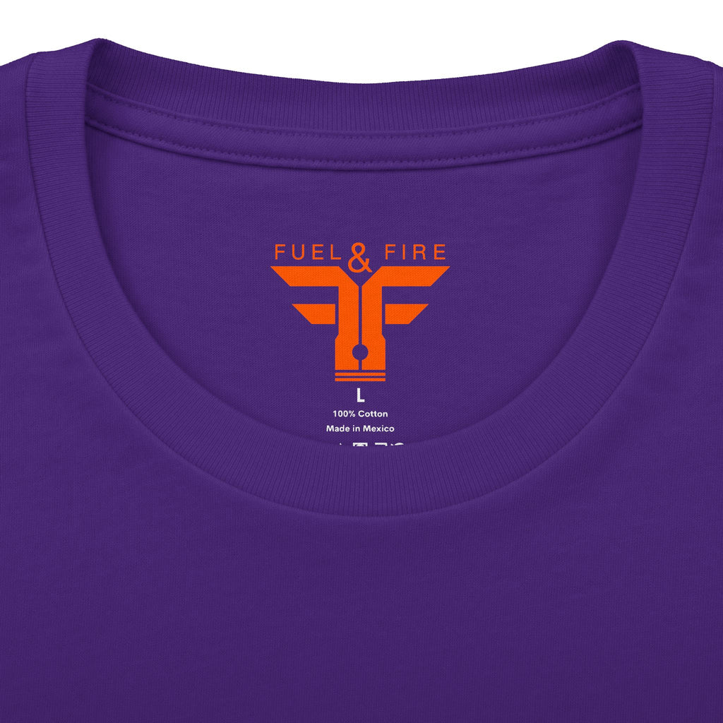 Big Block Bobby — Fuel & Fire Red Convertible Retro Tee