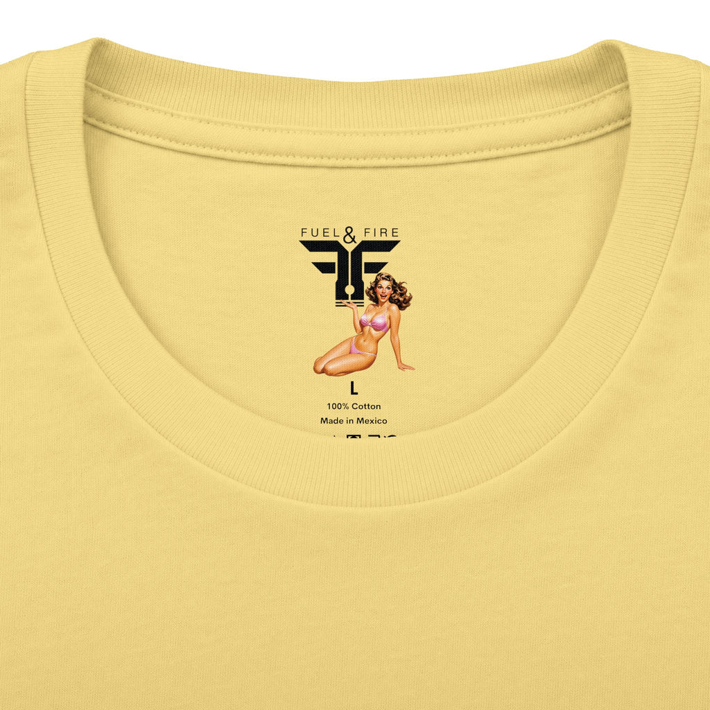 Fuel & Fire Vintage Logo T-Shirt — 'Driven by Purpose' Graphic Tee