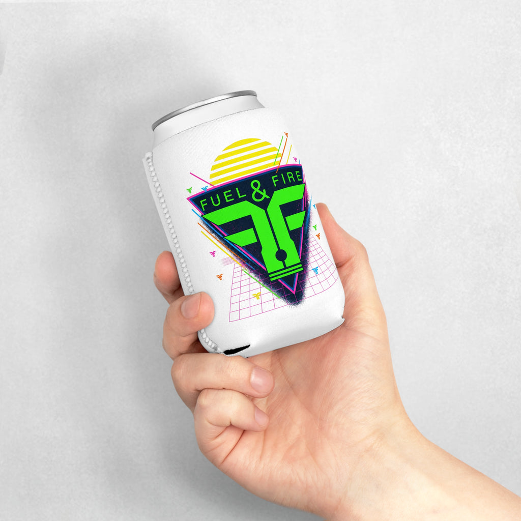 Fuel & Fire Retro Triangle Can Cooler Sleeve