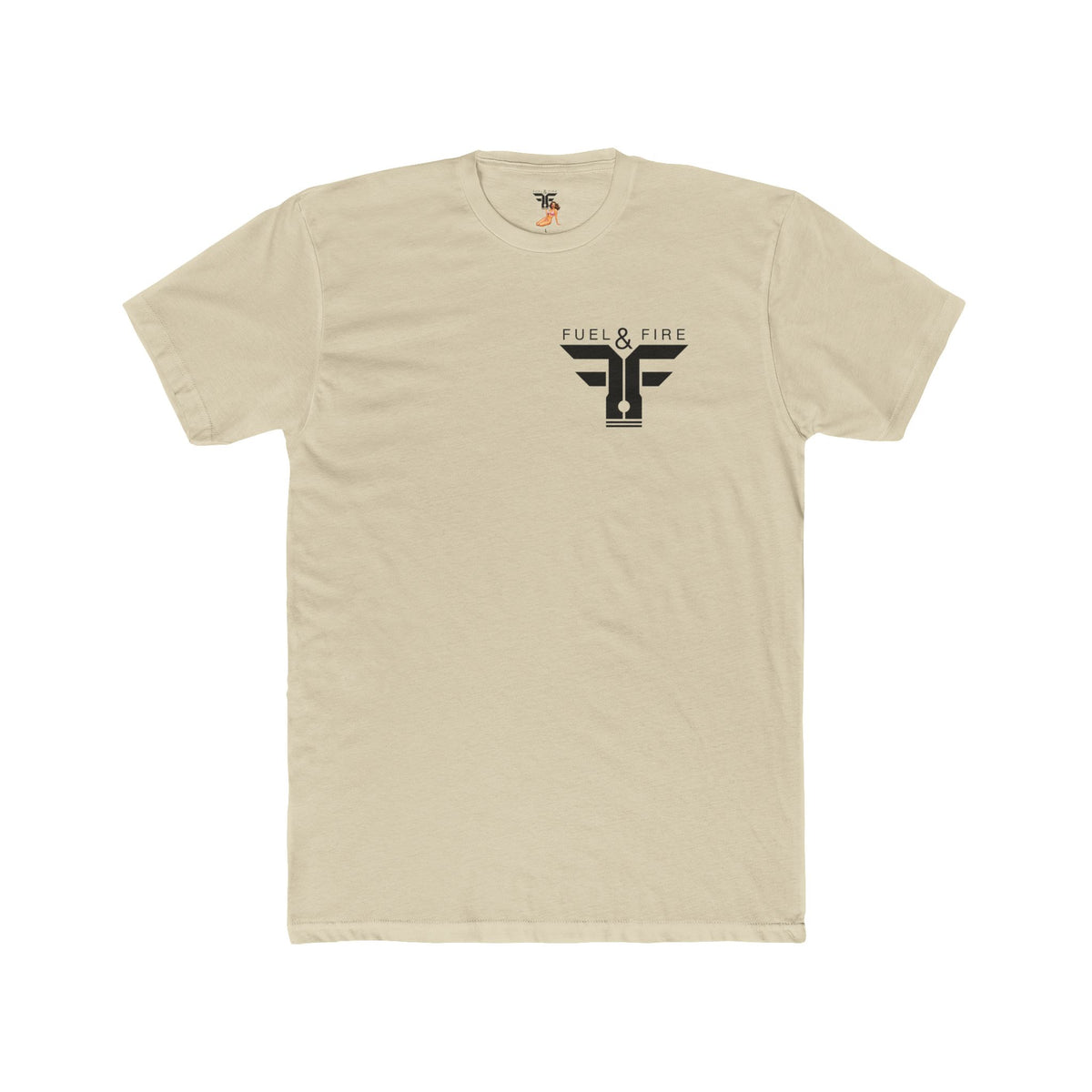 Fuel & Fire Vintage Truck Tee — Pinup Girl Classic Car Graphic Shirt