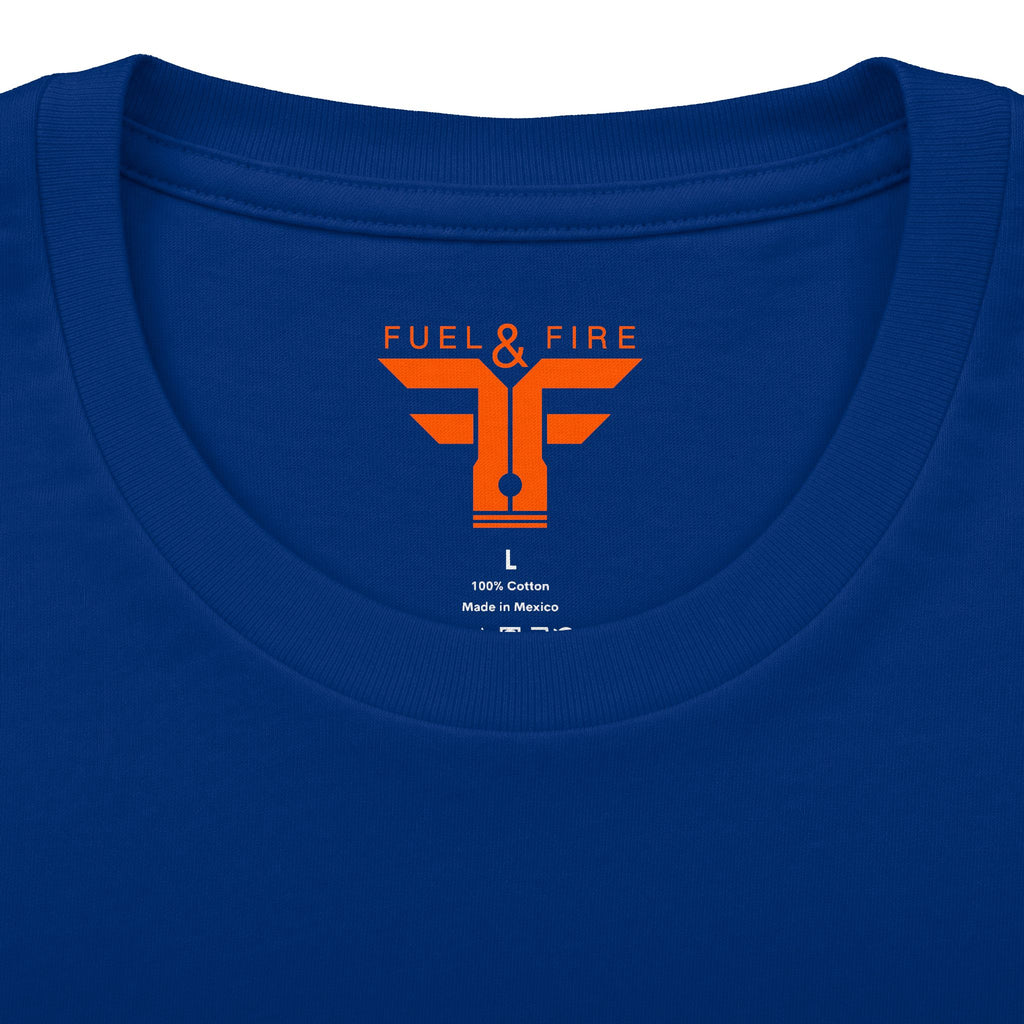 Big Block Bobby — “First to Flex” Fuel & Fire Graphic T‑Shirt