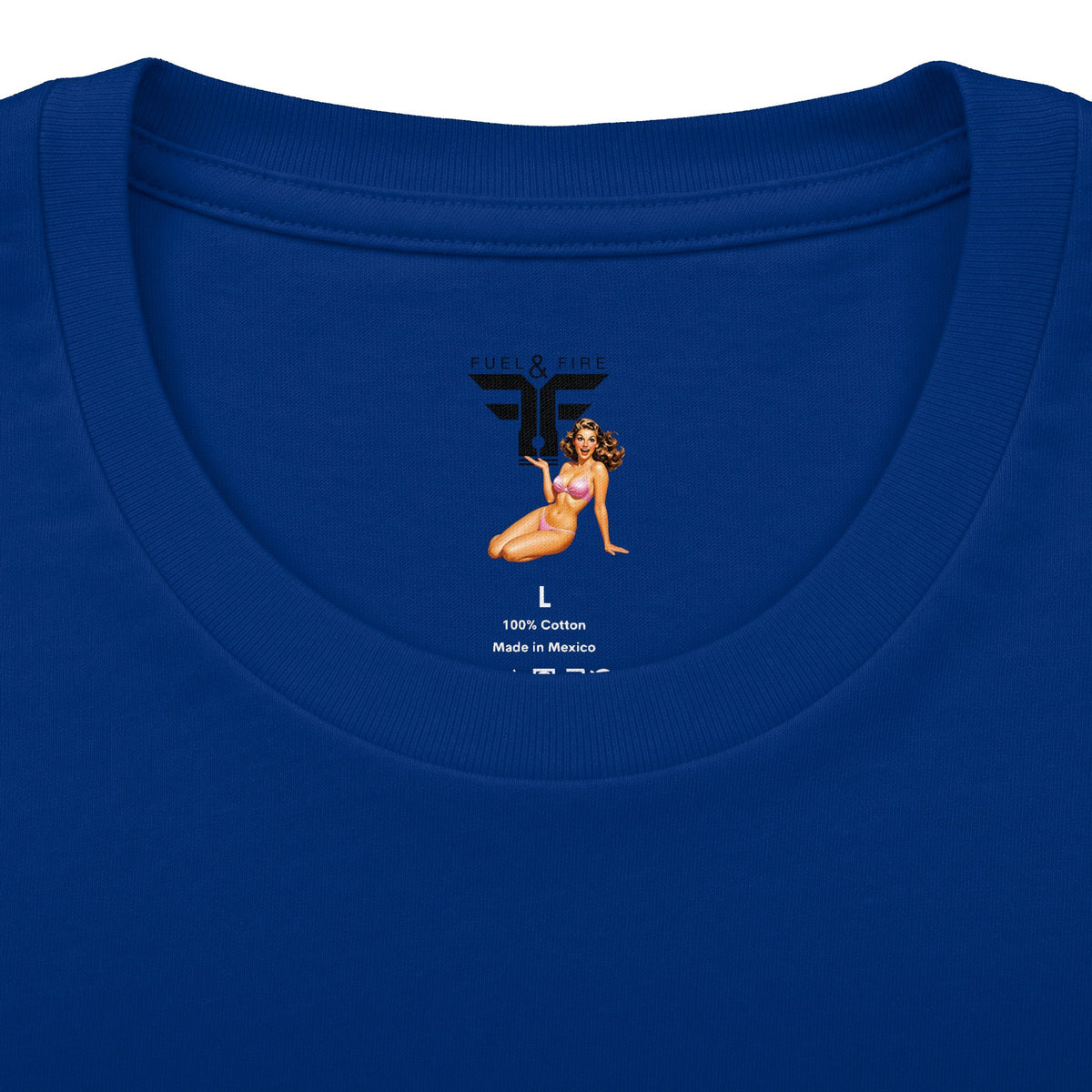 Bugatti — "Fuel & Fire" Graphic Cotton T‑Shirt
