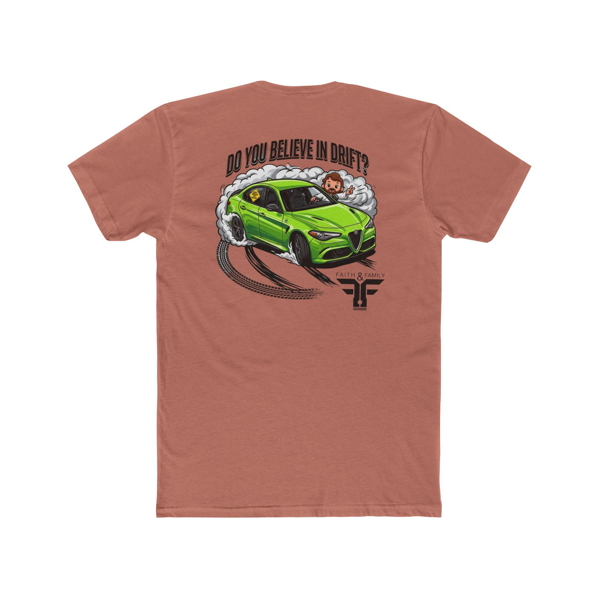 Baby Jesus Tee — "Do You Believe in Drift?" Car Racing T-Shirt