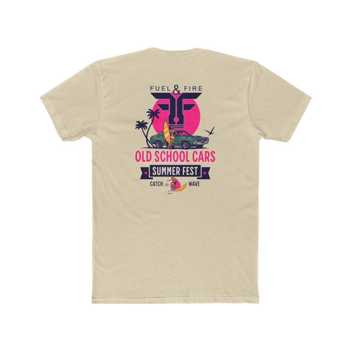 Old School Cars Summer Fest Tee — Fuel & Fire AMC AMX Car T-Shirt