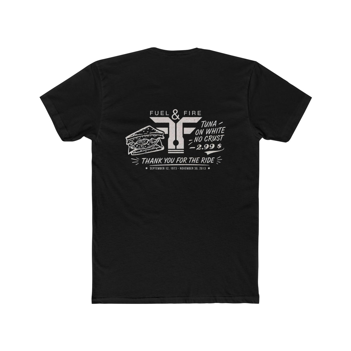 Fuel & Fire The Buster Tee — 'Thank You For The Ride' Vintage Logo Tee
