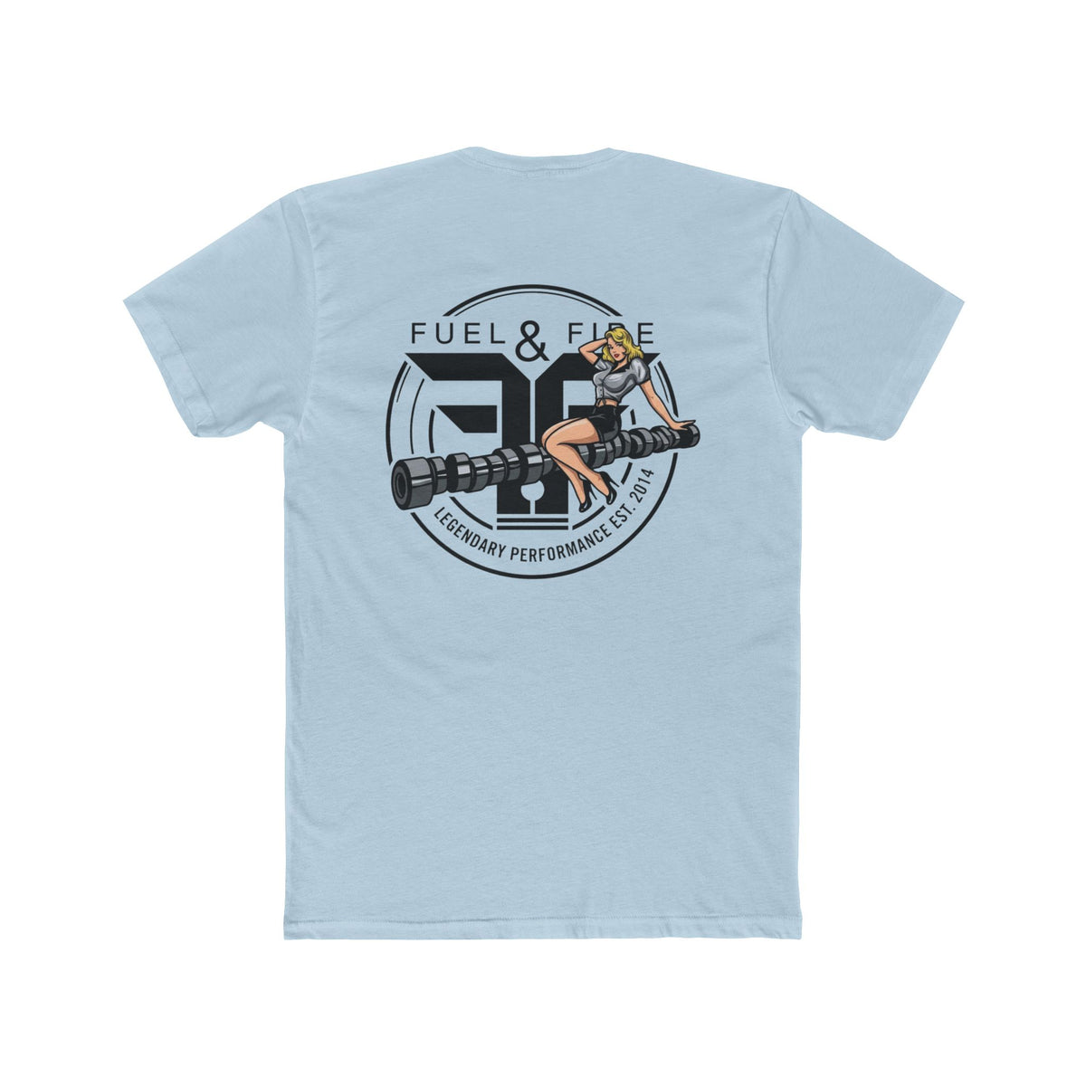 Fuel & Fire Camshaft T-Shirt — Pinup Cam Graphic Tee