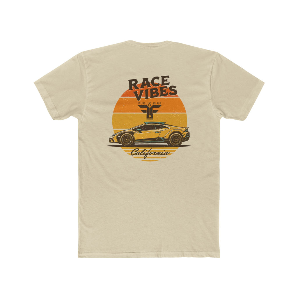 Race Vibes Sterrato Car Tee — Retro Sunset California Racer T-Shirt
