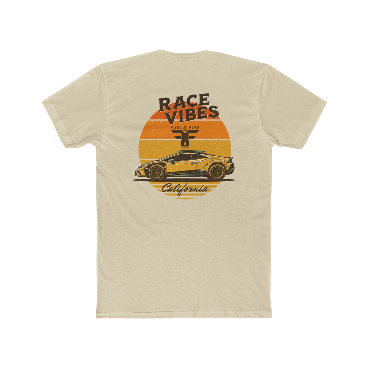 Race Vibes Sterrato Car Tee — Retro Sunset California Racer T-Shirt