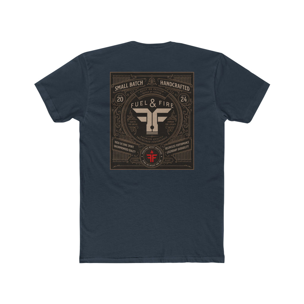 Fuel & Fire Retro Logo Tee — Small Batch Handcrafted Graphic T-Shirt