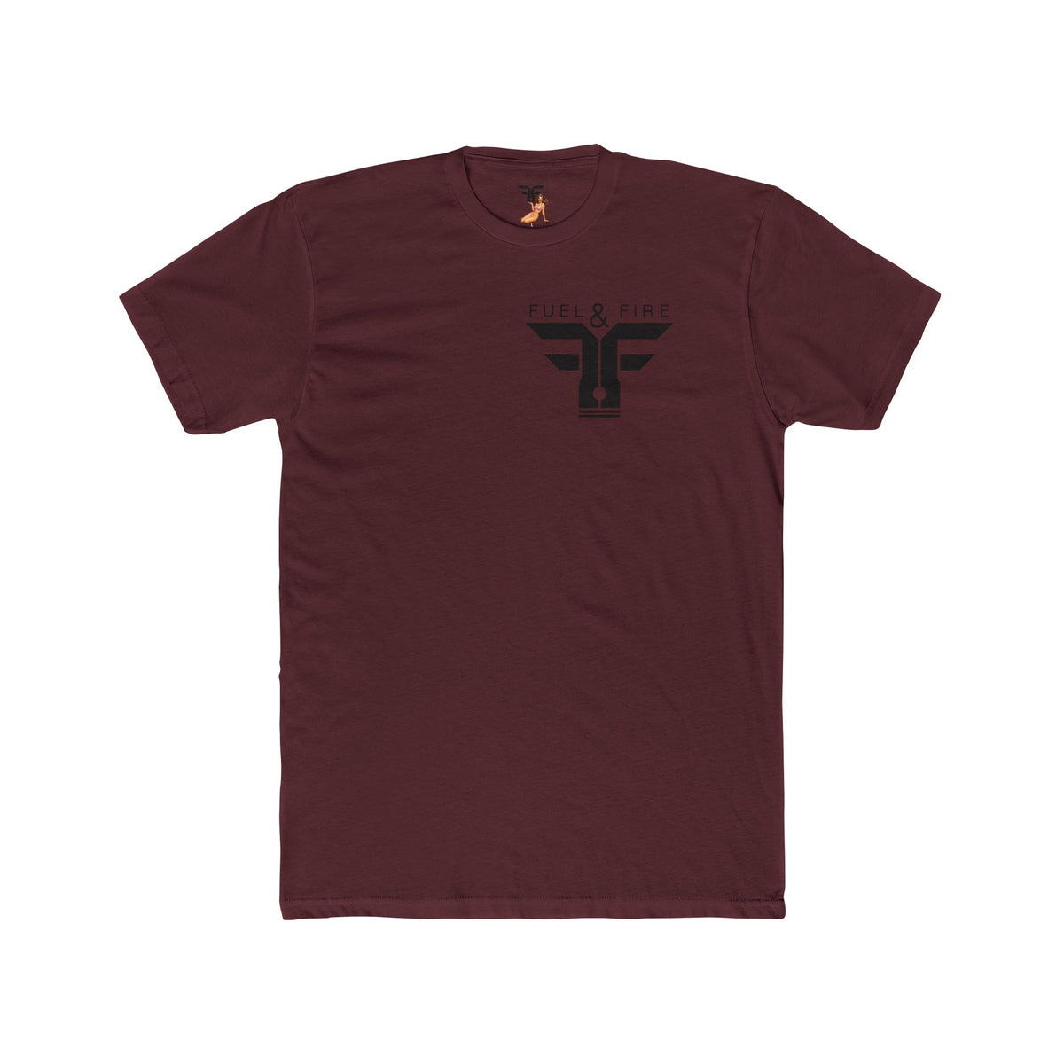 Fuel & Fire Muscle Car Tee — Honest Abe Hot Rod Graphic T-Shirt