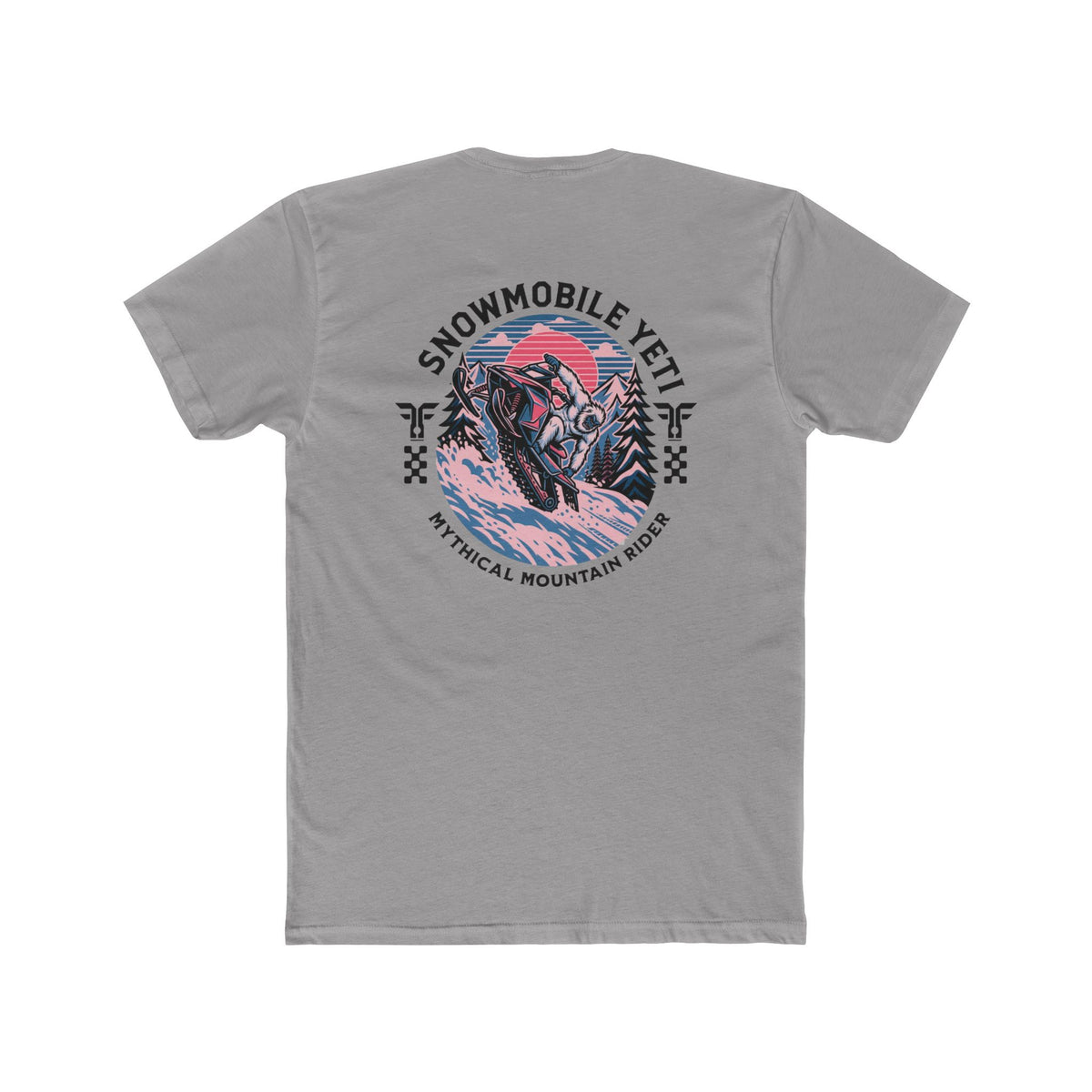 Snowmobile Yeti Tee — Mythical Mountain Riding T-Shirt
