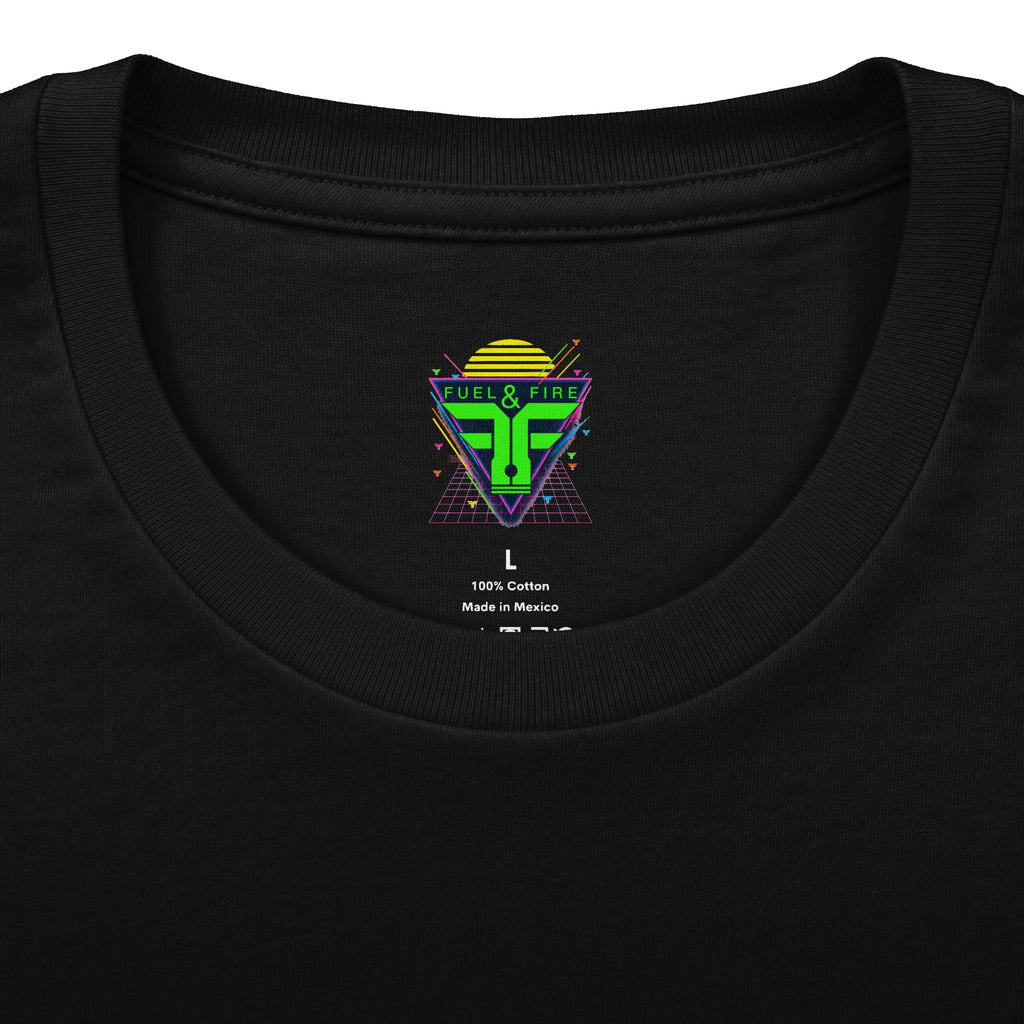 Retro Sunset 1.21 Gigawatts Tee — 'Rise & Ride' Vintage Palm Beach Graphic T-Shirt